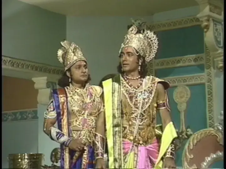 Krishna and Balram discuss war