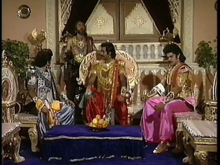 Shakuni, Dushasan, Duryodhan and Karna talk about heir-apparent