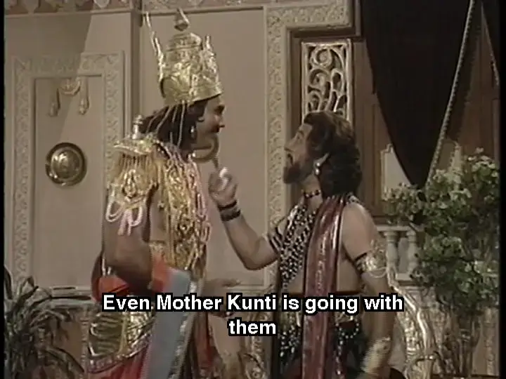 Duryodhan informs Shakuni of their decision