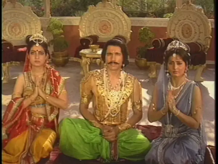 Kunti, Pandu and Madri